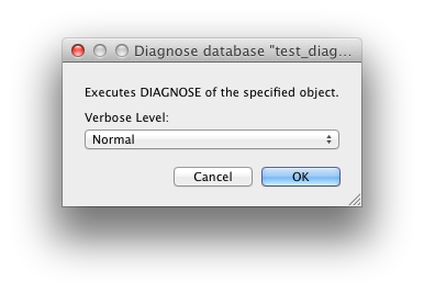 Diagnose Dialog