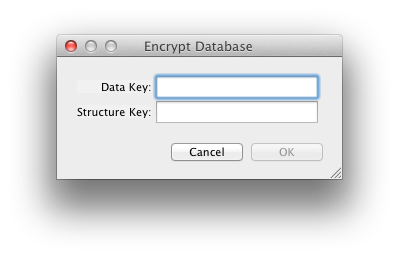 Encrypt Dialog