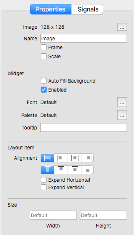 Form Editor - Image Properties