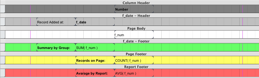 Report Editor - Summary Example : Report